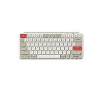 TASTIERA KEYCHRON B1 Pro UltraSlim, QWERTY, USB Type-C, Crema/Grigio/Rosso