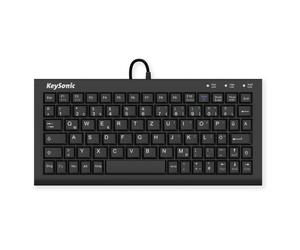 Tastiera KeySonic ACK-3401U Desktop USB QWERTZ Tedesco Nero - Nouvo