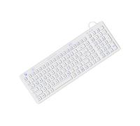 KEYSONIC 60886 - Tastiera, USB, igiene, bianco