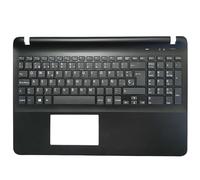 Tastiera laptop spagnola compatibile con Palmrest per SVF152C29V SVF152A29U SVF152C29U SVF152C29W SVF152C29X SVF152A29L SVF152C29L Modelli(BLACK)