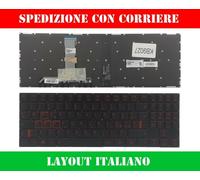 Tastiera Lenovo Legion Y520 R720 Y720 SN20M27536 retroilluminata rossa no frame