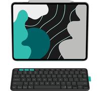Logitech Flip Folio - Custodia con tastiera per iPad in Graphite, iPad Pro da 13 pollici (M4), iPad Air da 13 pollici (M2 e M3)