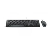Tastiera logitech + mouse mk120 usb nera - 3 tasti italian layout 920-002543