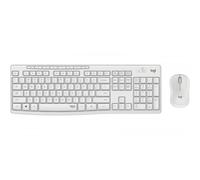 Tastiera logitech+mouse wireless desktop mk295 silent combo usb bianco 920-009821