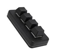 Tastiera Macro Programmabile, Tastiera Macro da Gioco Meccanica a 4 Tasti con Illuminazione Dinamica RGB, Tastiera OSU per Giochi per PC per Computer