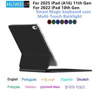 Tastiera magica per iPad 11a 10a generazione Custodia 2025 iPad A16 11a 11" A3354 A3355 A3356 A2696 Custodia con libro magnetico intelligente Folio