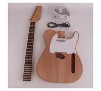 Tastiera Manico In Acero Grezzo Corpo In Mogano 22 Tasti Per Chitarra Elettrica For Tele Kit Fai Da Te insieme professionale della chitarra elettrica (Color : 02)