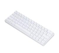 Tastiera Meccanica 2.4G, Tastiera da Gioco Wireless a 64 Tasti, Supporta Wireless 2.4G/Bluetooth 3.0/5.0/Type-c Cablato Tastiera Meccanica Cablata Ultra Compatta Retroilluminata(Interruttore marrone)