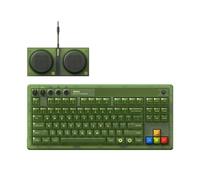 Tastiera meccanica 8BitDo Retro87 Retro RGB Lighting Green Tastiera trasparente