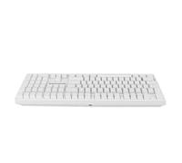 Tastiera Meccanica a 108 Tasti Compatta Retroilluminata RGB Wireless Cablata per Giocatori Design Elegante e Portatile Bianco