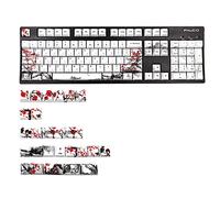 Tastiera meccanica a 128 tasti Plum Blossom Cherry Profile DYE-Sub PBT Keycap