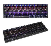 SIMPLETEK Tastiera Meccanica Wireless Keyboard WiFi Bluetooth Cablata 3 modalità di funzionamento | Retroilluminato RGB Profili Programmabili compatibile PC Laptop Mobile Android iOS