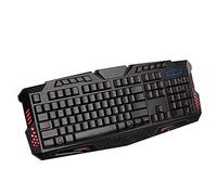 Tastiera meccanica da gioco, illuminazione RGB per tasto, telaio in lega di alluminio aeronautico, schermo intelligente OLED per casa, ufficio, sala giochi (nero)