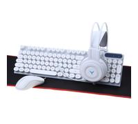 Tastiera meccanica da gioco Mouse Pad Mouse Headset Gaming Wired Retroilluminazione Led