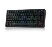 Tastiera meccanica da gioco wireless ISO-DE EPOMAKER X AULA F75 MAX 75% con layout tedesco QWERTZ, tri-modale, per WIN/Mac/PC