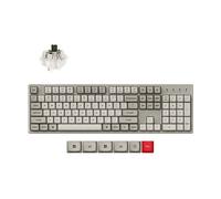 Keychron Tastiera meccanica C2 Pro cablata con frequenza di polling di 8K Hz, retroilluminata RGB personalizzata a grandezza naturale, sostituibile a caldo, non lucida tramite copritasti in PBT