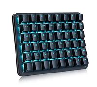 Tastiera meccanica macro a mano singola, retroilluminazione a LED blu Tastiera da gioco meccanica portatile a mano singola 48 tasti completamente programmabili Asse rosso