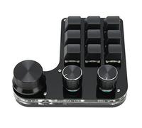 Tastiera Meccanica Macro con Una Sola Mano RGB Mini USB Cablata OSU 9 Tasti Tastiera da Gioco Mini Macro USB per Ufficio, Giochi, Musica, Contenuti Multimediali