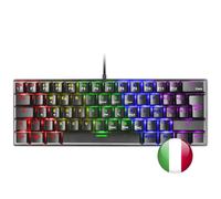 Tastiera meccanica Mars Gaming MK60 Nera FRGB Switch rosso Layout italiano
