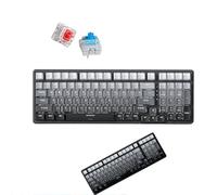 Tastiera meccanica PBT a 99 tasti - Altezza OEM, resistente al sudore e all'olio, tasti sostituibili a caldo con tasti interi e cavo USB-C staccabile, estetica meccanica alla moda per giochi e uso