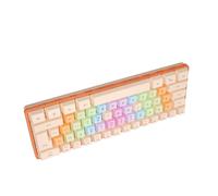 Tastiera meccanica RGB da 61 tasti, mini 294x104x37mm, keycaps colorati
