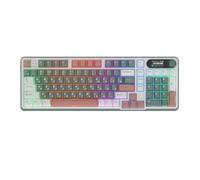 Tastiera meccanica RK S98 con schermata TFT montata 98 tastiera Gamer wireless RGB compatibile con BT5.0 2.4G USB-C e caratteristiche scambiabili a caldo(Russian Camping)