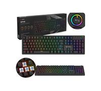 TASTIERA MECCANICA SAVIO STYX Outemu, QWERTY, USB-C, Nero, Multicolore