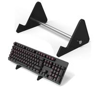 Tastiera meccanica Supporto Display Stand Supporto acrilico trasparente per scrivania (Nero)