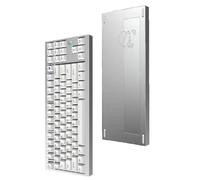 Tastiera meccanica wireless PD87M Pro Design con guarnizione personalizzata in alluminio Compatibilità a tre modalità per giocatori PC(PD87M sliver)