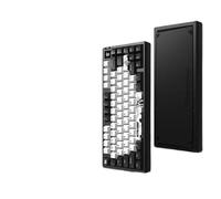 Tastiera meccanica wireless RGB Tri Mode con schermo con pomello in alluminio per PC da gioco personalizzati e regali(V2 Sliver Switch)