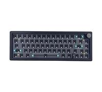 Tastiera meccanica wireless | Tastiera compatta retroilluminata RGB per giochi per PC, tastiera wireless a 67 tasti con manopola multimediale | Kit tastiera meccanica Rbg | Telaio della tastiera per