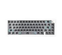 Tastiera meccanica wireless | Tastiera compatta retroilluminata RGB per giochi per PC, tastiera wireless a 67 tasti con manopola multimediale | Kit tastiera meccanica Rbg | Telaio della tastiera per