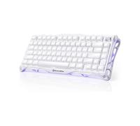 TASTIERA MECCANICHE GRAVASTAR Mercury K1, QWERTY, Porta USB, Bianco