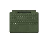 Tastiera Microsoft Signature per Surface Pro X, 8 e 9 con pennino, colore: Verde foresta