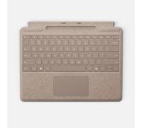 Microsoft Surface Pro Keyboard - Tastatur - mit Trackpad, Beschleunigungsmesser, Surface Slim Pen 2 Ablage- und Ladeschale - QWERTZ - Deutsch/?sterreichisch - Dune - f?r Surface Pro 10, Pro 11, Pro 8