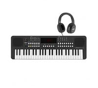 Tastiera MIDI portatile a 49 tasti - Mini tastiera di pianoforte elettrico per bambini e principianti, cuffie USB-C