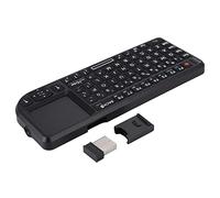 Tastiera Mini Dattilografia, Tastiera Palmare Retroilluminata USB Ultra Mini Sottile per / 4 360 Touchpad Wireless a 2,4 GHz/Ricaricabile