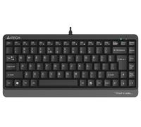 TASTIERA, MINI SLIM NERO, LAYOUT UK; FK11 (GRIGIO) (A4 TECH) Qtà X 1