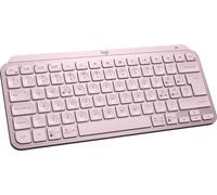 Logitech MX Keys Mini Tastiera Illuminata Wireless, ITA QWERTY | Tastiera minimal, compatta, Bluetooth, retroilluminata, USB-C, Mac/iOS/Windows/Linux/Android, metallo - Rosa