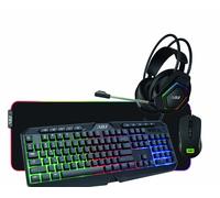 4840781 TASTIERA/MOUSE/CUFFIA/PAD KIT HULK GAMING MULTIMEDIA 4IN1 WIRED ADJ