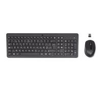 TASTIERA + MOUSE HP 330 and Keyboard, RF Wireless, Nero