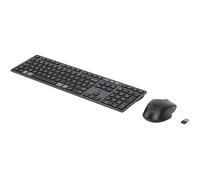 TASTIERA + MOUSE HP 720 MultiDevice, USB, Bluetooth, Mechanical, Nero