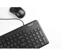 4790673 TASTIERA/MOUSE KIT USB SMAL BK 102TASTI ULTRA SLIM PLUG&PLAY ADJ
