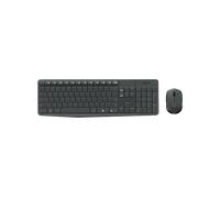 TASTIERA + MOUSE LOGITECH Logitech Mk235 Kit Mouse E Tastiera Layout Inglese Us Internazionale Qwerty
