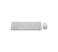 LOGITECH - MK250 - Tastiera + Mouse Wireless - Off White