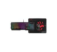 Tastiera + mouse + tappetino per mouse - A4TECH - B1700 - Illuminazione RGB - 6000 DPI - Anti-ghosting