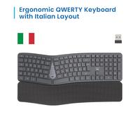 TASTIERA MULTICONNESSIONE WIRELESS E BLUETOOTH USB PER PC WINDOWS ANDROID MAC |