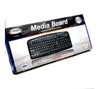Tastiera Multimediale con layout Italiano cavo USB pc per Computer Keyboard