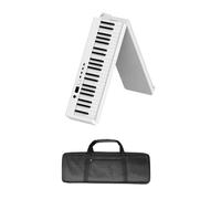 Tastiera Musicale A 88 Tasti Tastiera Pieghevole Portatile Professionale Pianoforte Elettronico Pianoforte Elettrico (Color : White)