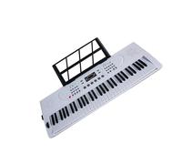 Tastiera Musicale Controller Professionale Pianoforte Elettronico Sintetizzatore Musicale Digitale 61 Tasti Strumenti D'organo (Color : White)